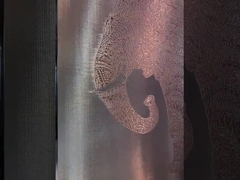 Maillage en cuivre personnalisable Maillage métallique polyvalent en différentes formes