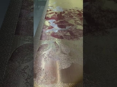 0.4mm épaisseur papier peint en cuivre art pour intérieurs sophistiqués et luxueux