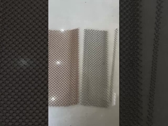 Rideau de bobine métallique en aluminium anodisé / rideau de fil de fer tissé résistant à la corrosion